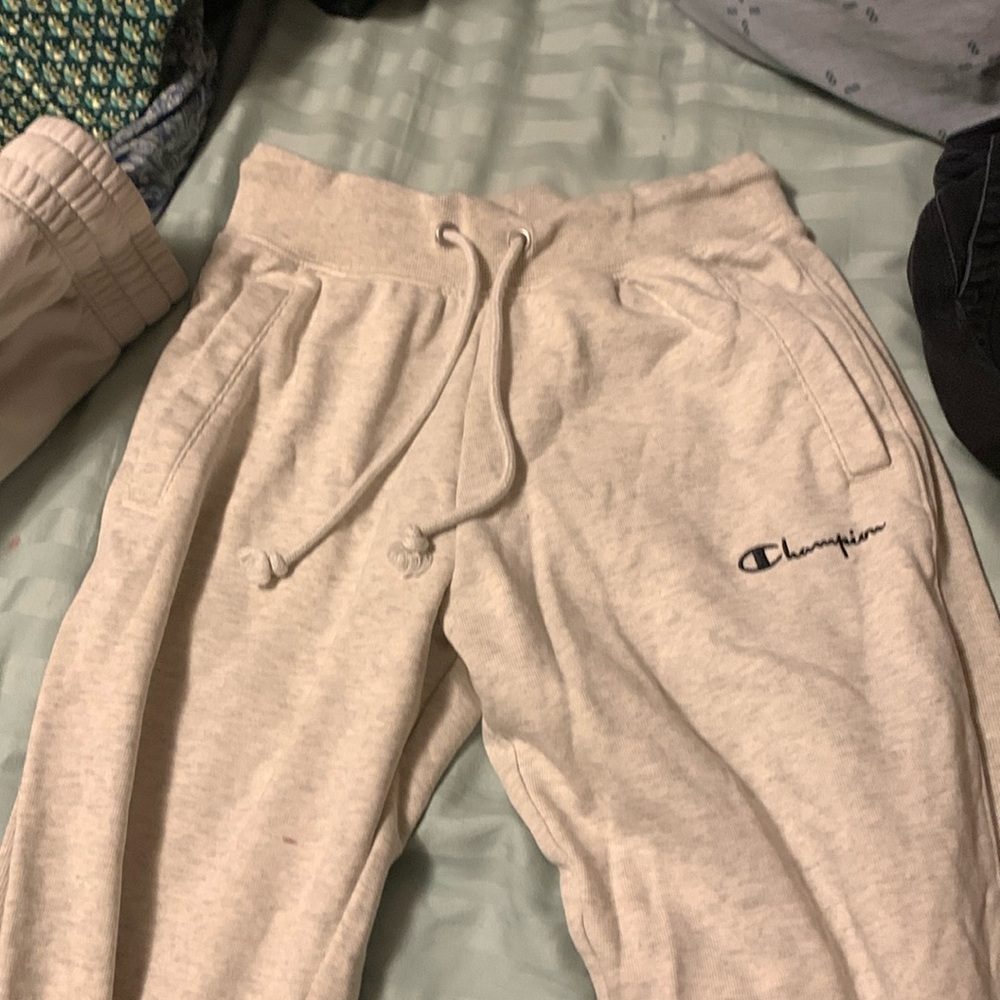 Cream Champion pants